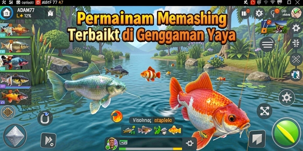 Tangkapan ikan menakjubkan di ADAM77 dengan grafik yang memukau.