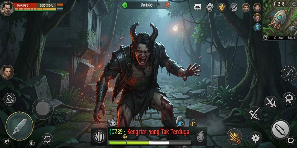 Tampilan gameplay C789 yang mencekam dan penuh ketegangan.