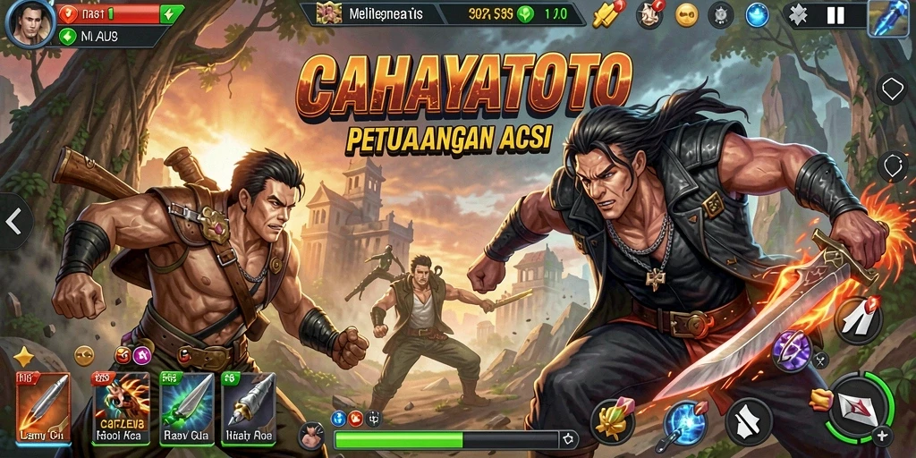 Tampilan gameplay menegangkan dari CAHAYATOTO yang penuh aksi.