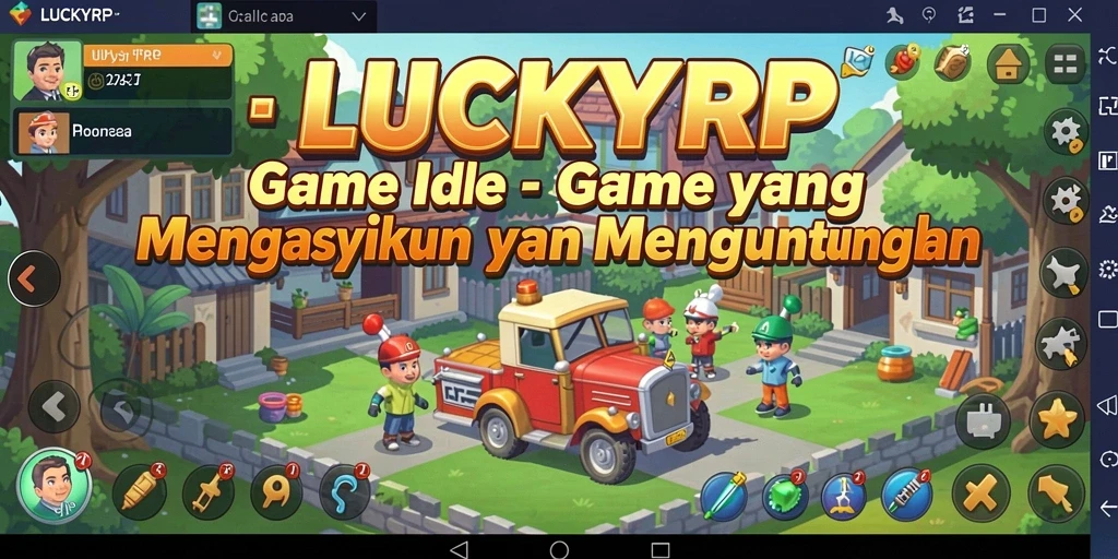 Tampilan gameplay LUCKYRP yang menarik dan mengasyikkan.
