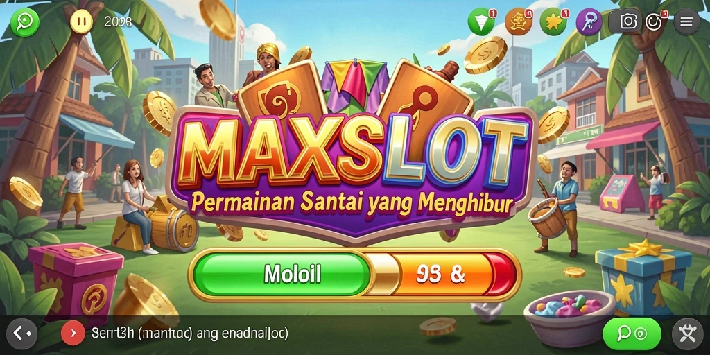 Tangkapan layar gameplay MAXSLOT yang ceria dan menyenangkan.