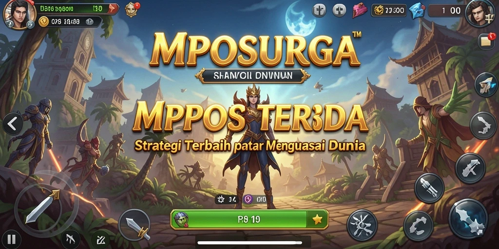 Gameplay MPOSURGA menampilkan pertempuran strategi yang intens dan mendebarkan.