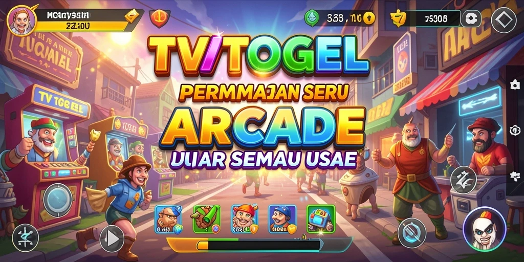 Tampilan gameplay TVTOGEL yang menantang dan penuh warna.