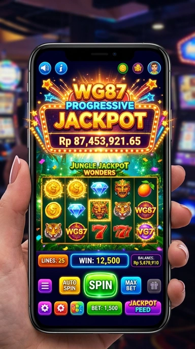Tampilan antarmuka pengguna aplikais wg87 yang sederhana dan intuitif.